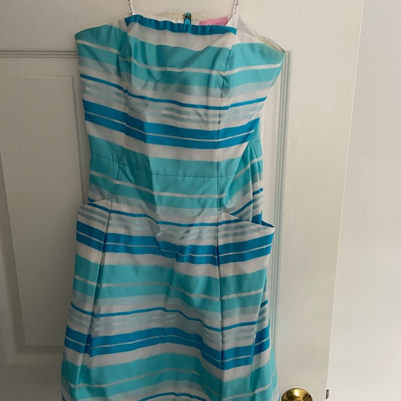 Lilly Pulitzer Striped Strapless Dress - Picture 1 of 3